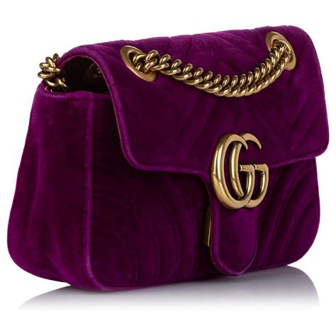 gucci marmont velours medium|authentic gucci marmont small bag.